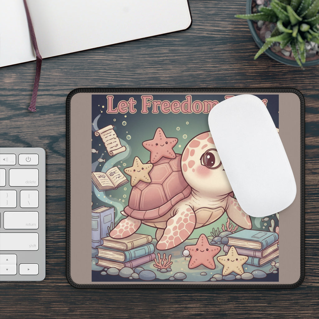 Turtle Mouse Pad – Let Freedom Ring