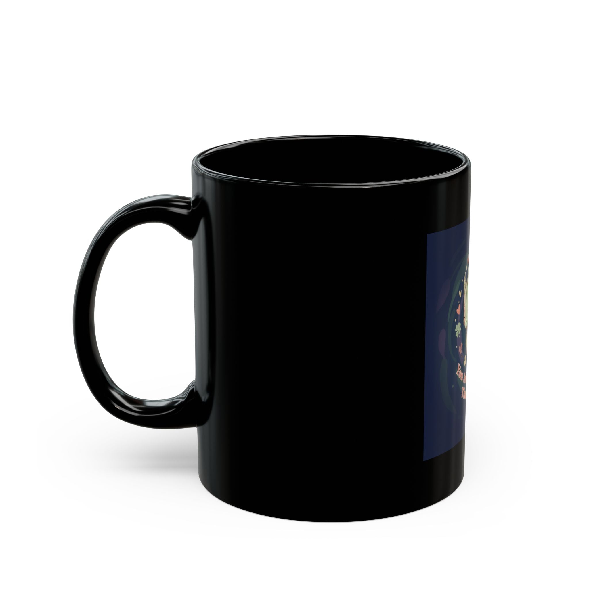You Are Doing Better Than You Think Cozy bear Black Mug 11oz