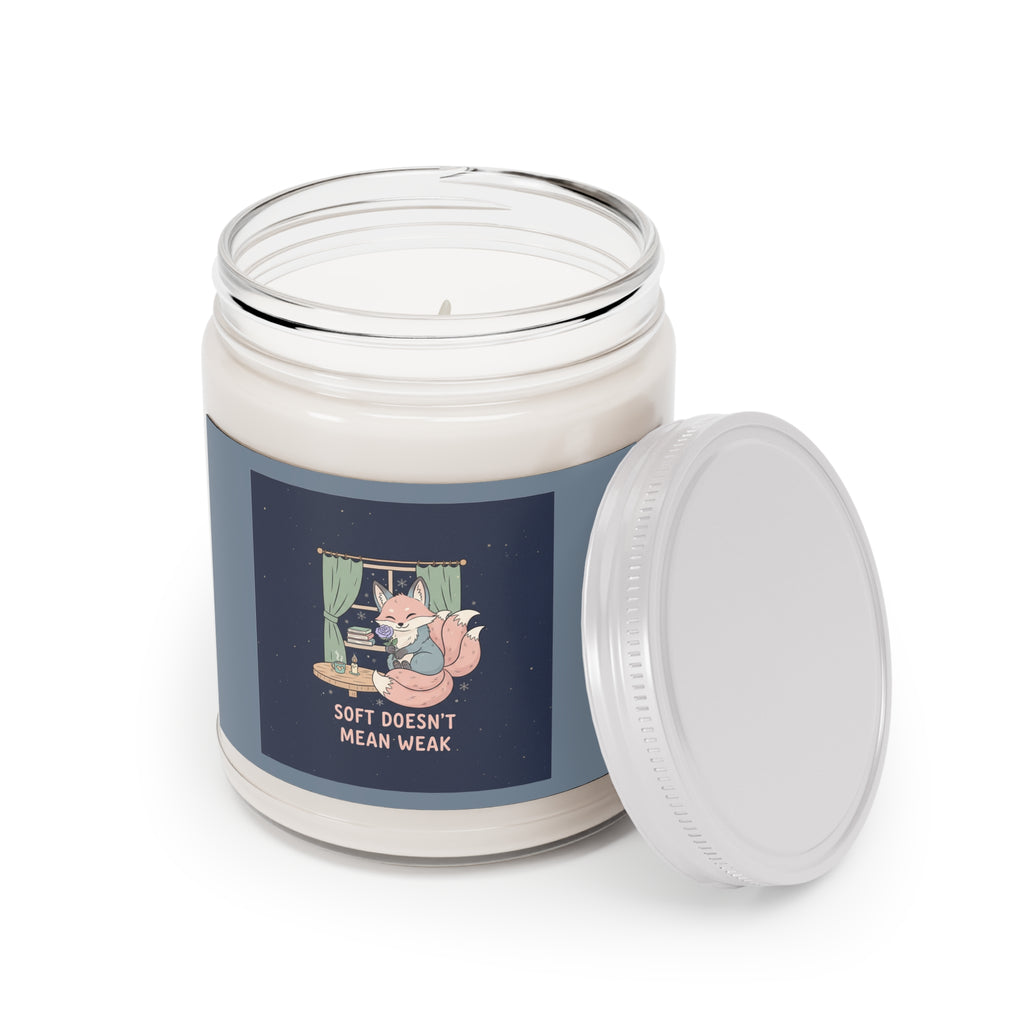 Bear Scented Candle – Soft Doesnt Mean Weak