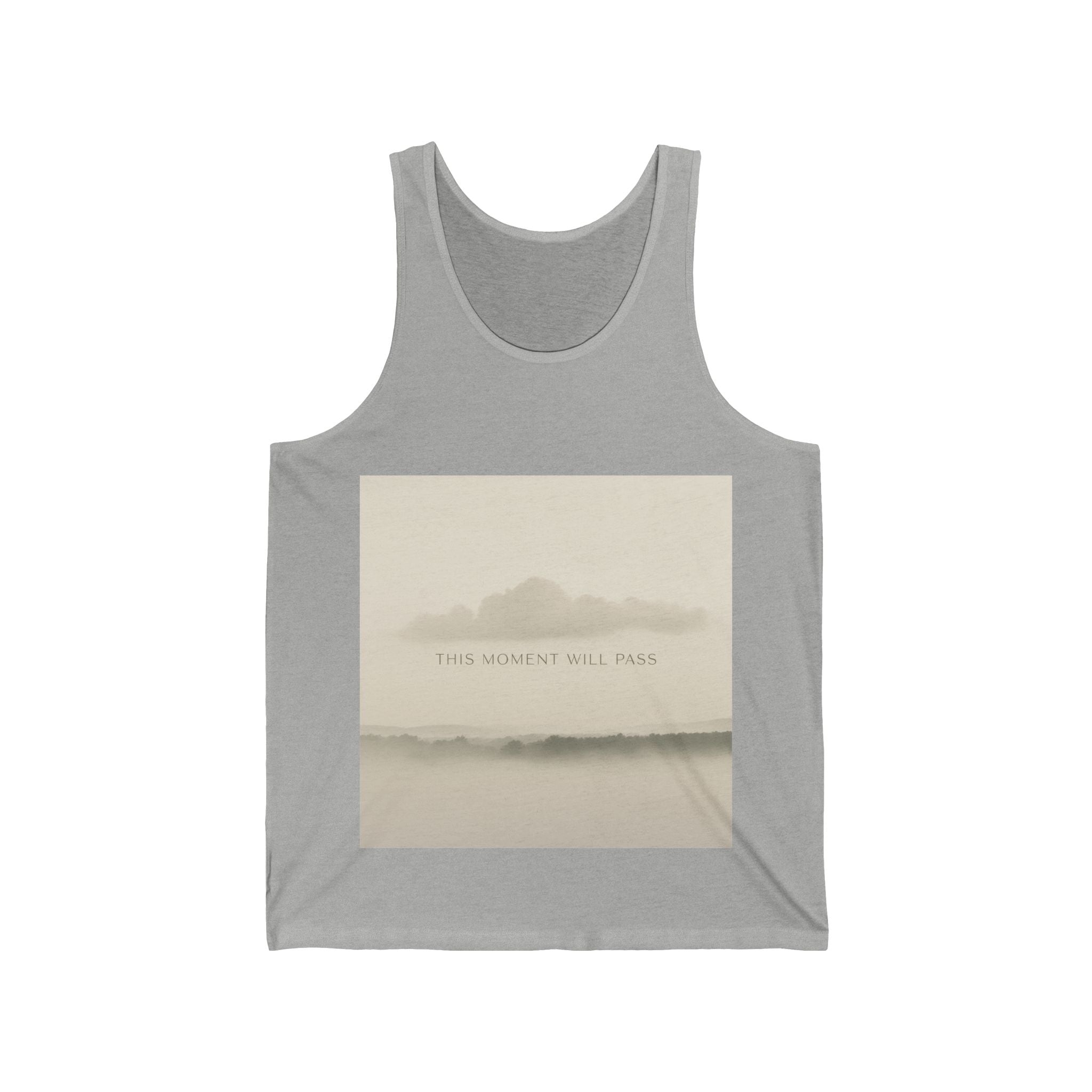 "THIS MOMENT WILL PASS" Black Cat Tank Top | College Girl Gift | Fashion | KayKay Classics