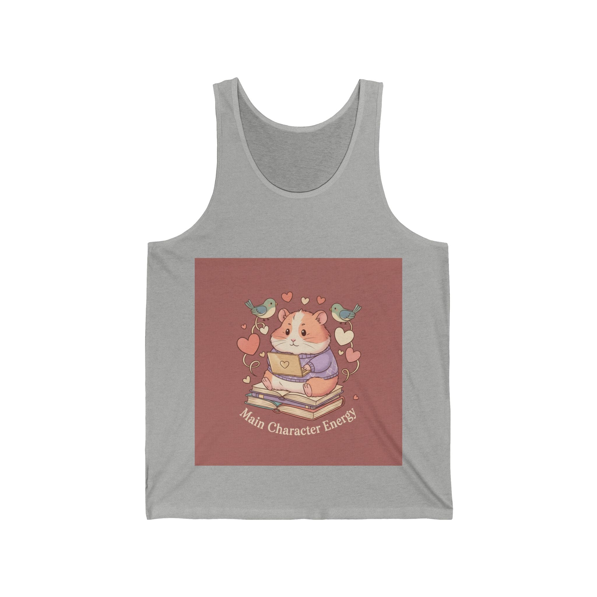 Main Character Energy Hamster Tank Top