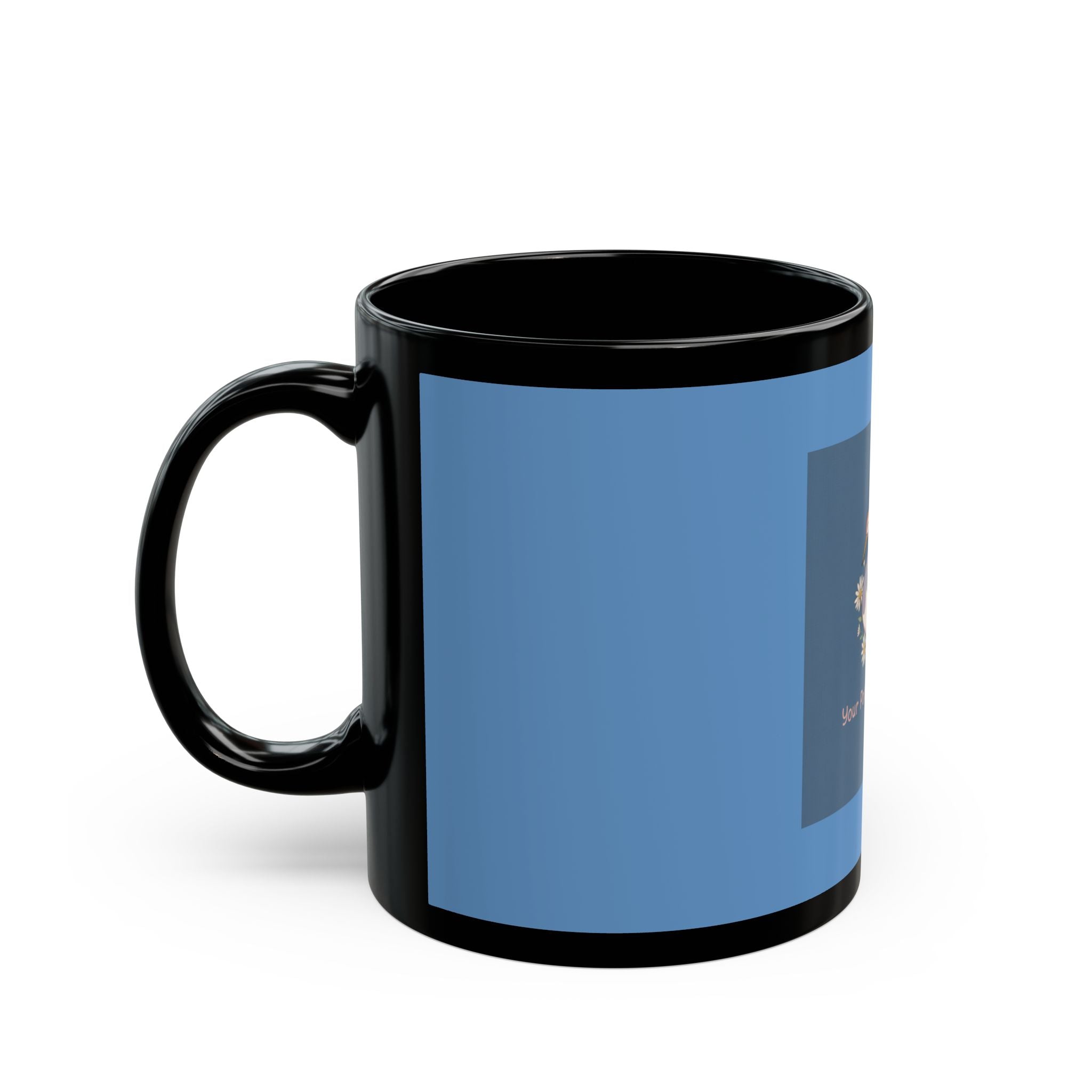 Crane Black Mug 11oz – Your Potential is Endless