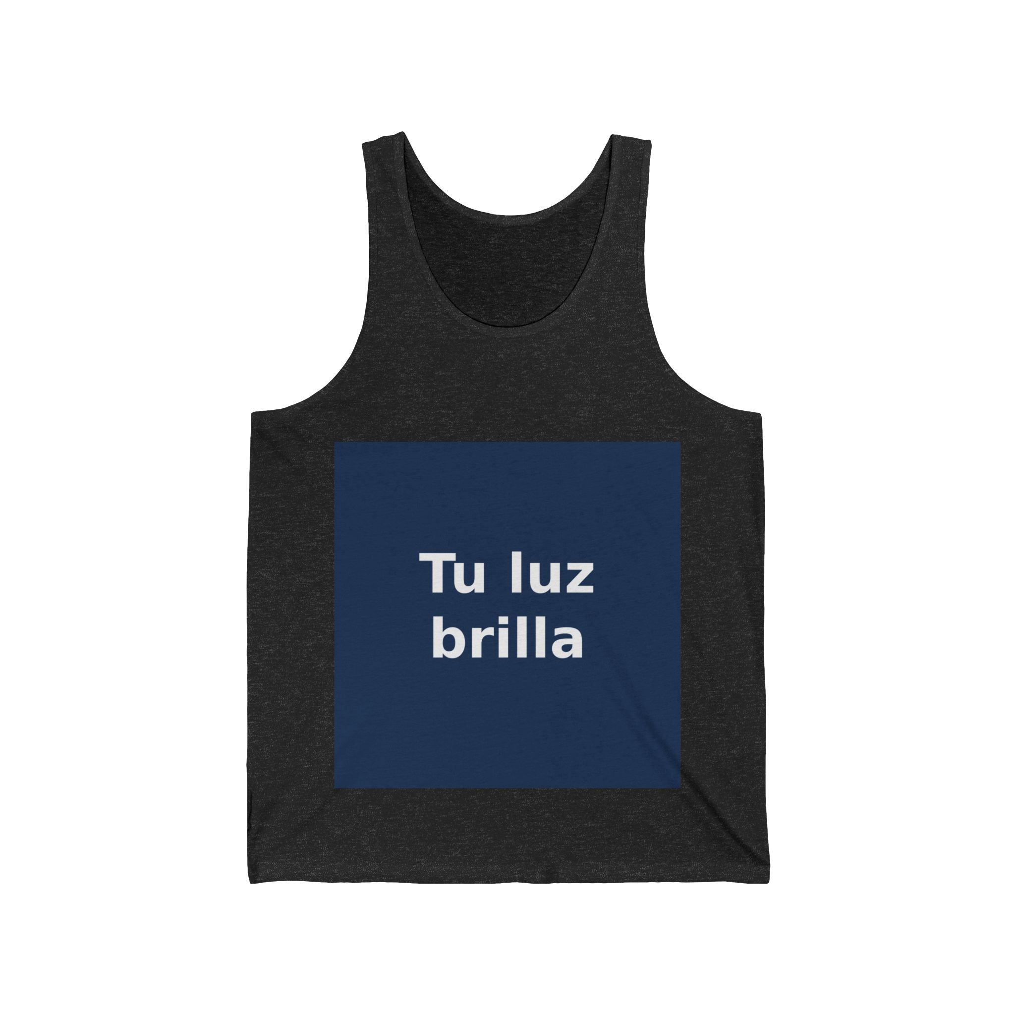 "Tu luz brilla" Black Cat Tank Top | College Girl Gift | Fashion | KayKay Classics
