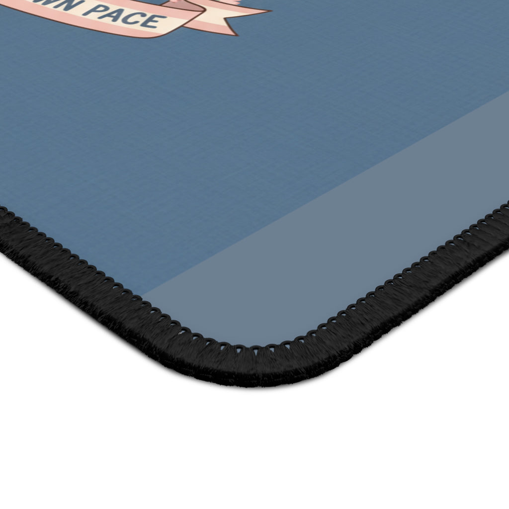 Bunny Mouse Pad – Bloom at Your Own Pace