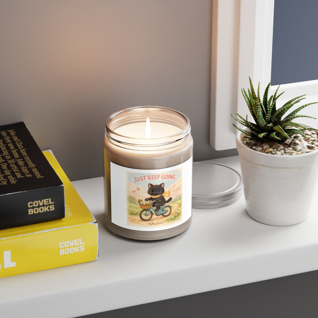 JUST KEEP GOING Cat Scented Candle