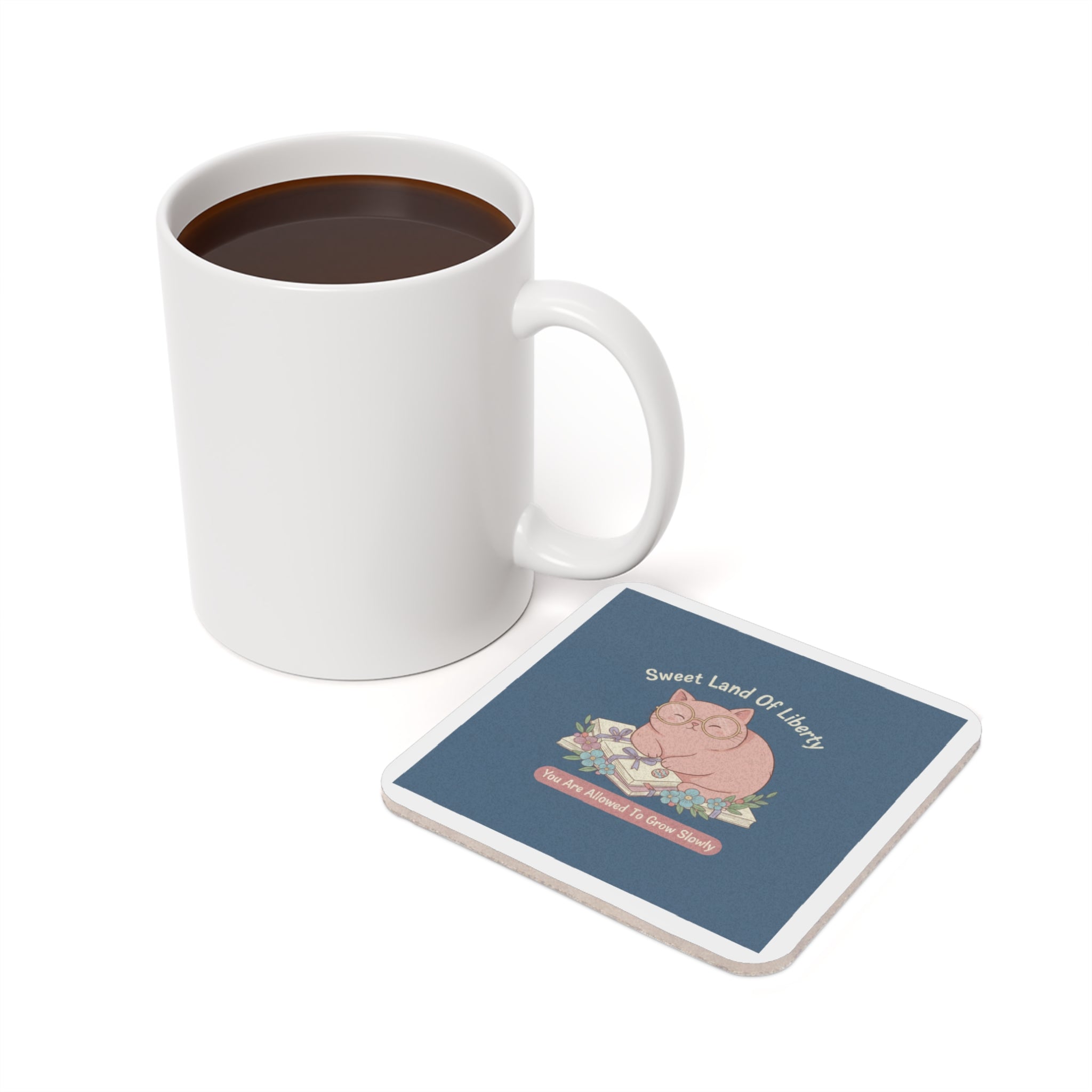 Cat Cork Coaster – Sweet Land of Liberty
