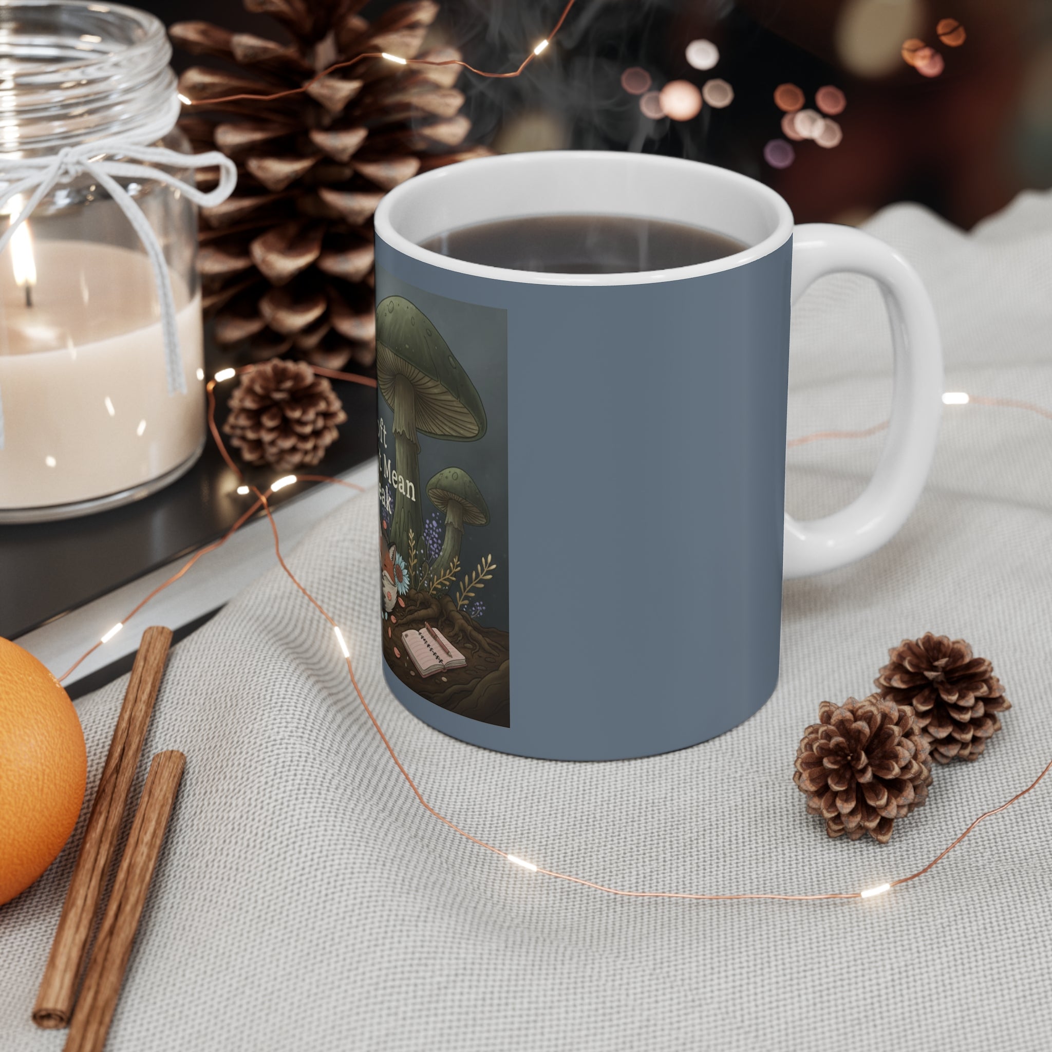 Fox Mug 11oz – Soft Doesnt Mean Weak