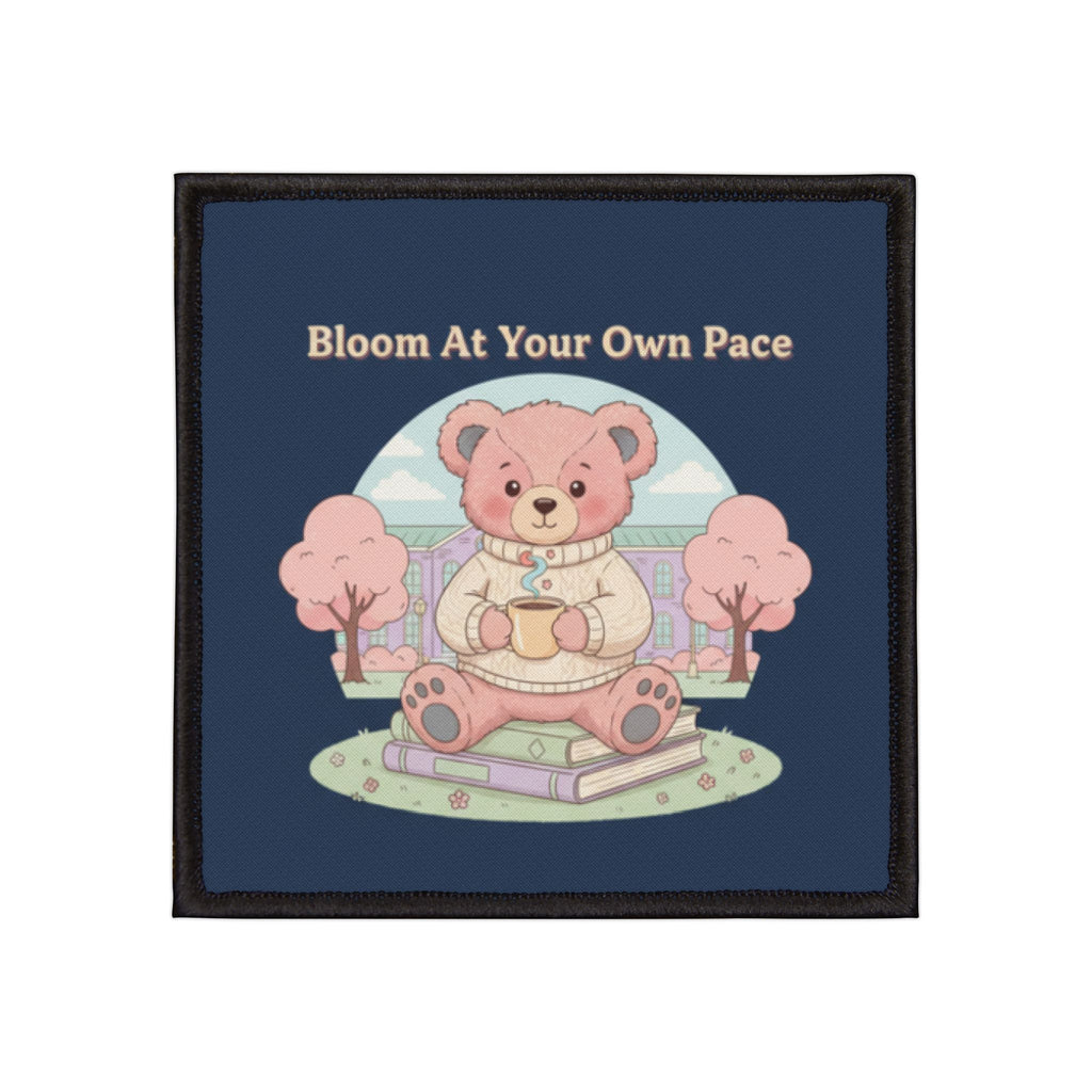 Bear Iron-On Patch – Bloom at Your Own Pace