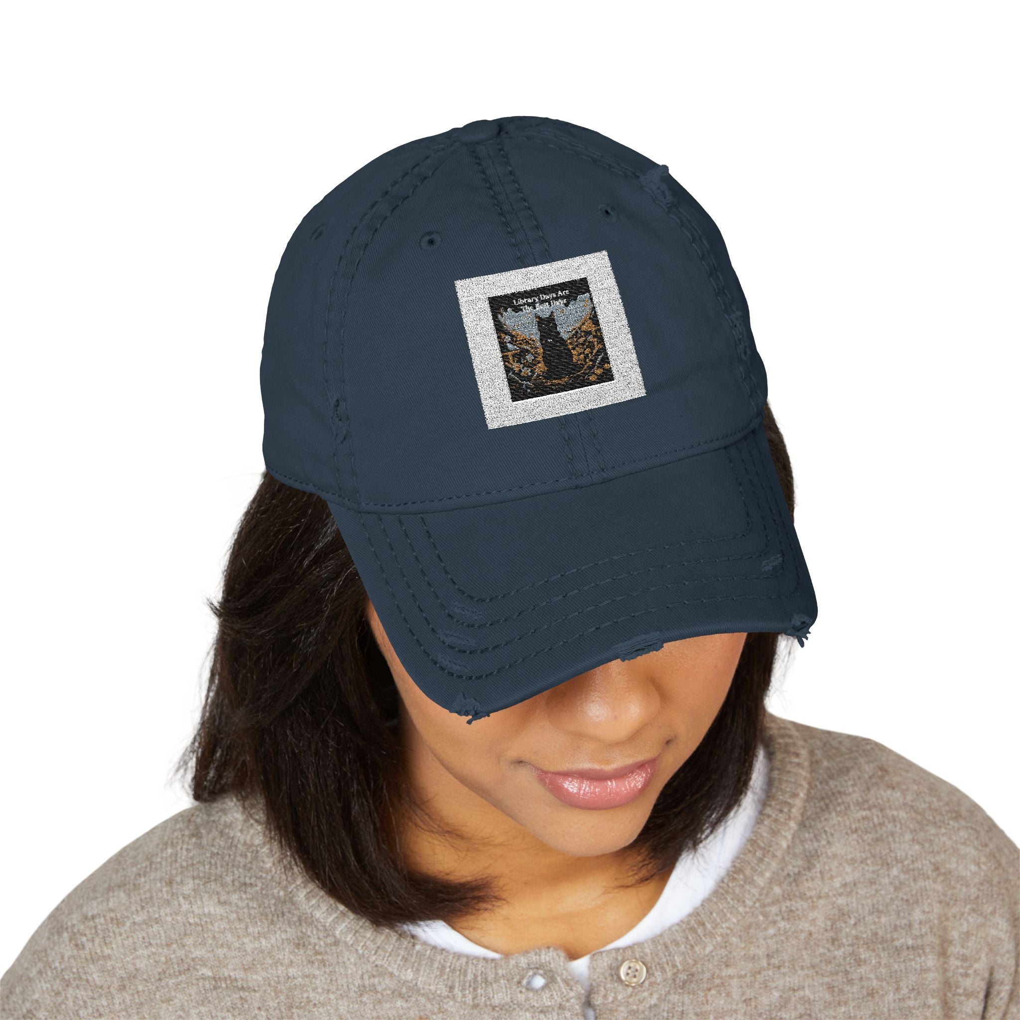 Cat Dad Hat – Library Days Are the Best Days