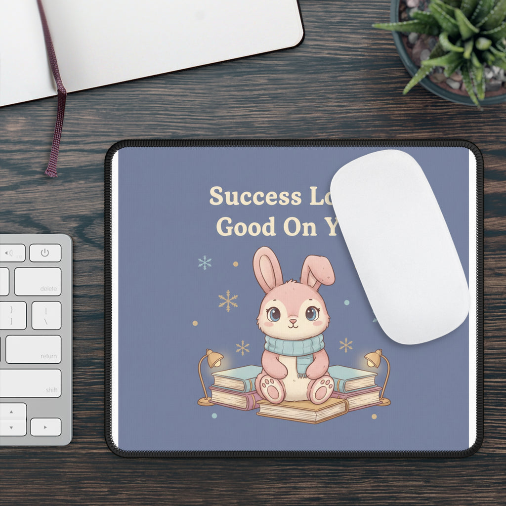 Rabbit Mouse Pad – Success Looks Good on You