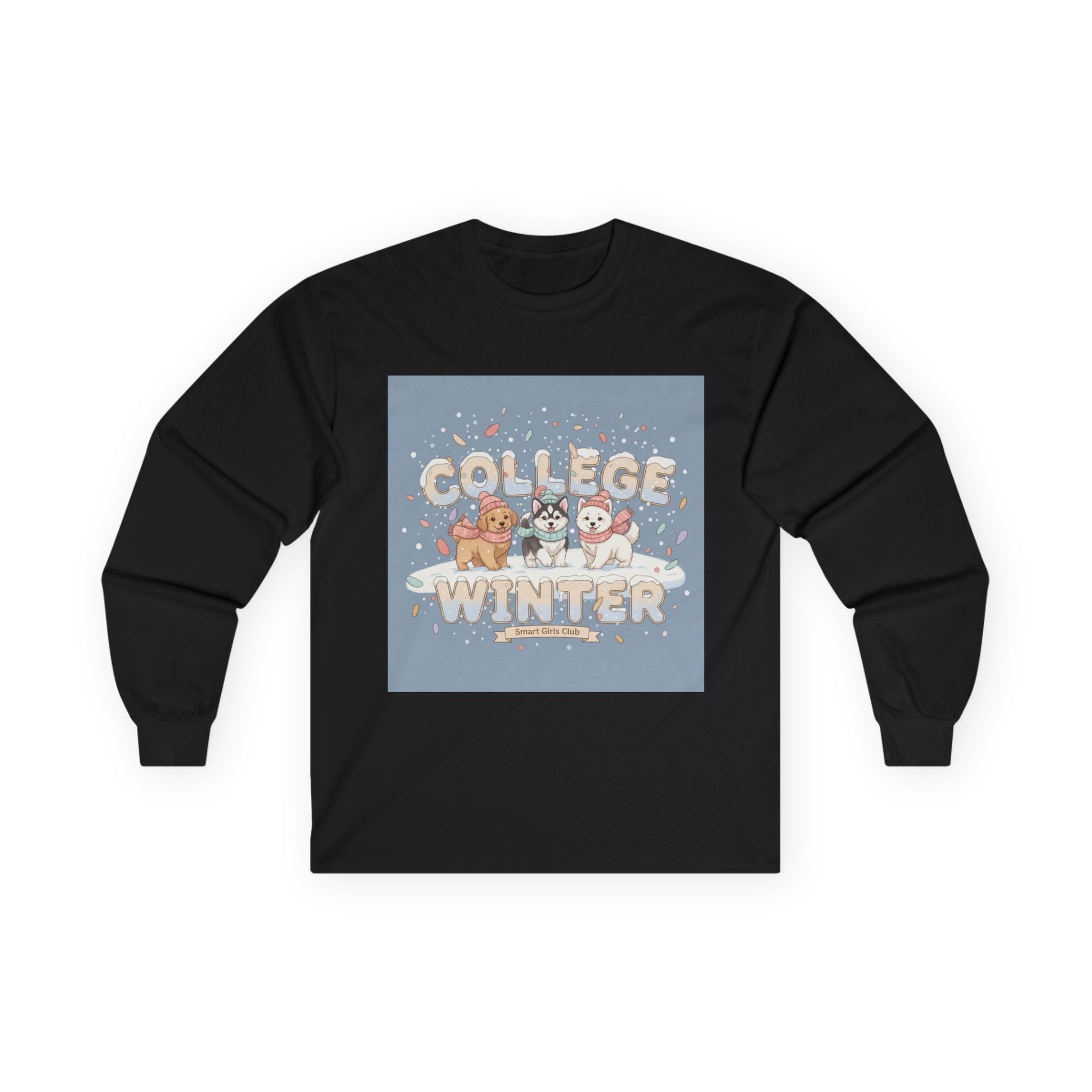 COLLEGE WINTER Dog Long Sleeve Tee