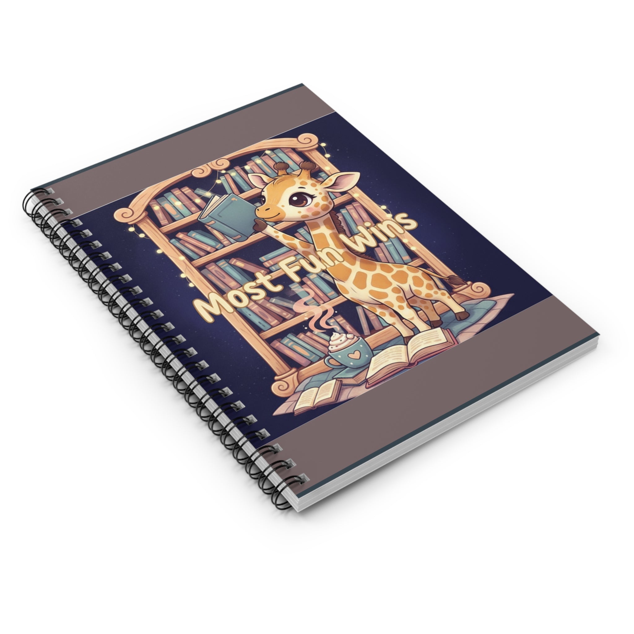 Giraffe Spiral Notebook – Most Fun Wins