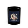 Panda Black Mug 11oz – Study Buddy Vibes