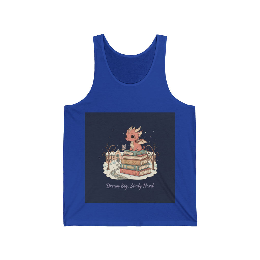 Dream Big, Study Hard Dragon Tank Top