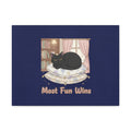 Black Cat Canvas Print – Most Fun Wins