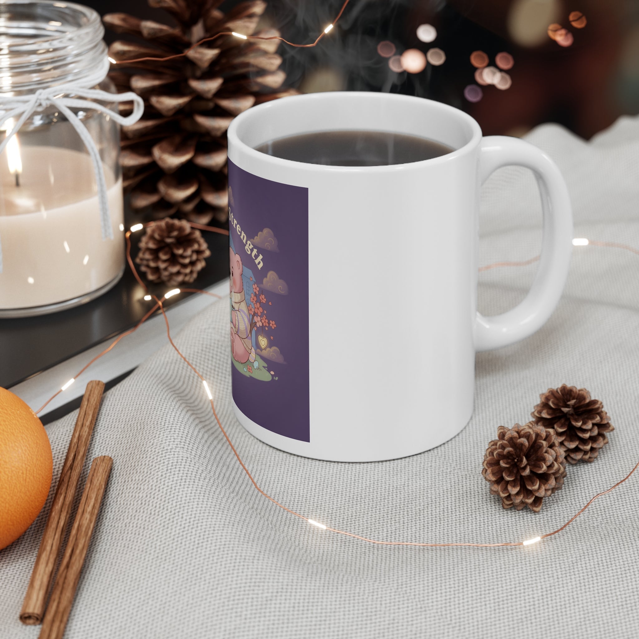 Bear Mug 11oz – Gentle Strength