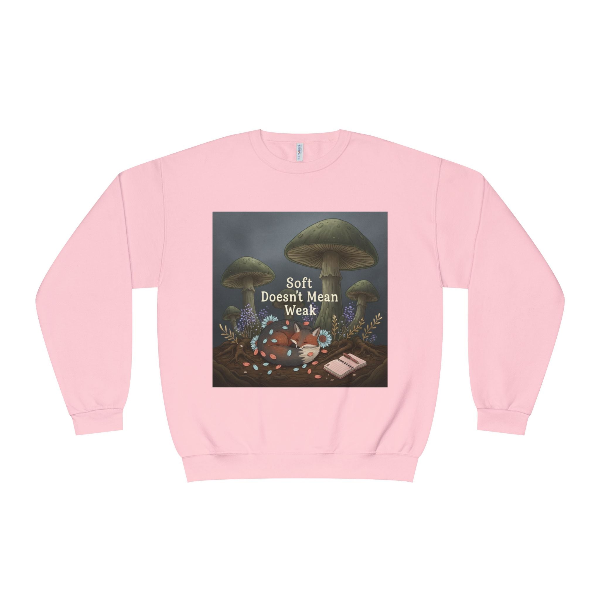 Fox Crewneck Sweatshirt – Soft Doesnt Mean Weak