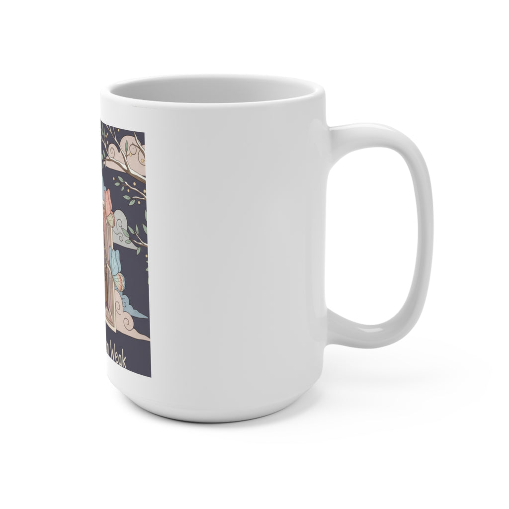 Butterflies Mug 15oz – Soft Doesnt Mean Weak