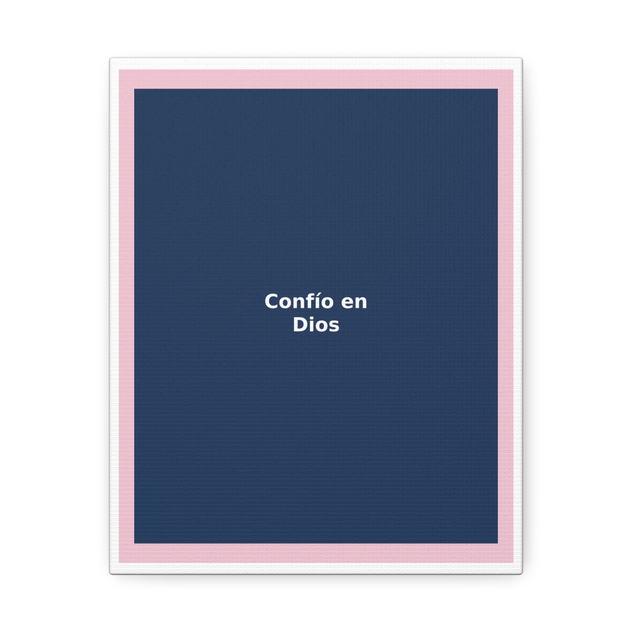"Confío en Dios" Black Cat Canvas | College Girl Gift | Fashion | KayKay Classics