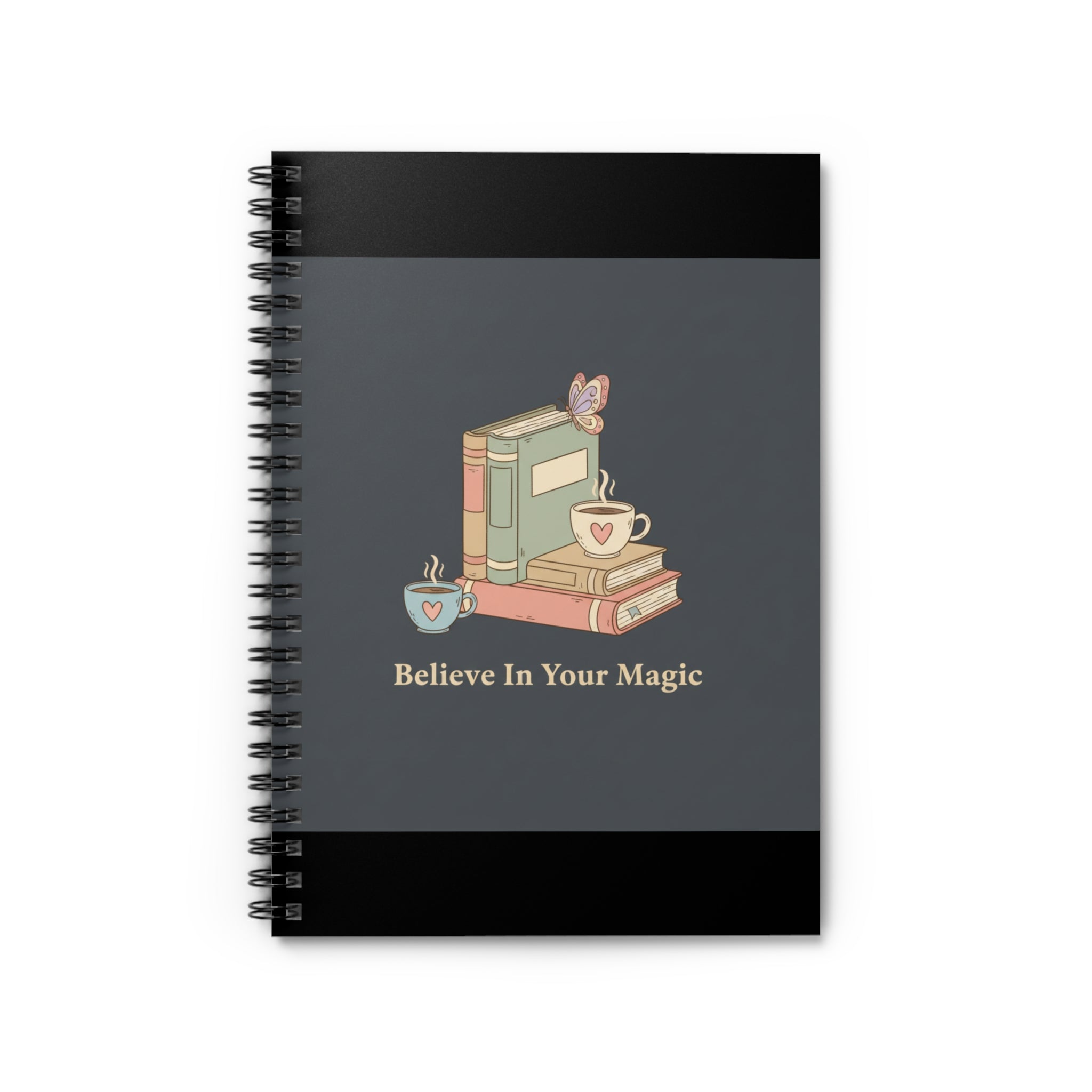 Butterfly Spiral Notebook – Believe in Your Magic