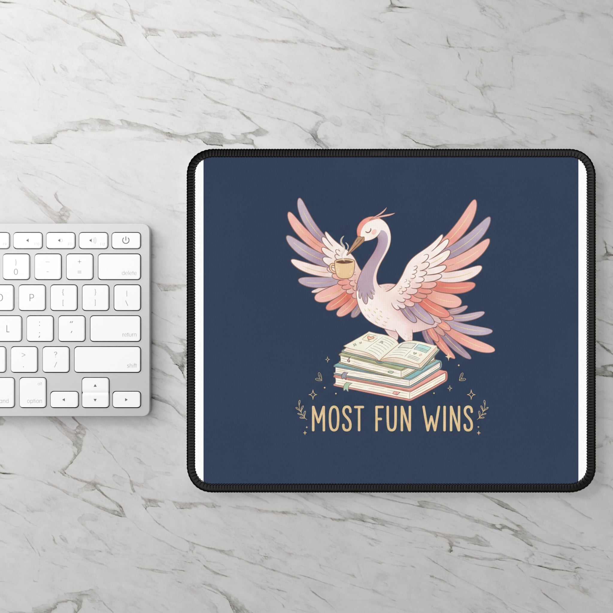 Crane Mouse Pad – Most Fun Wins