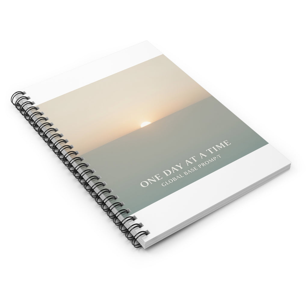 ONE DAY AT A TIME Spiral Notebook
