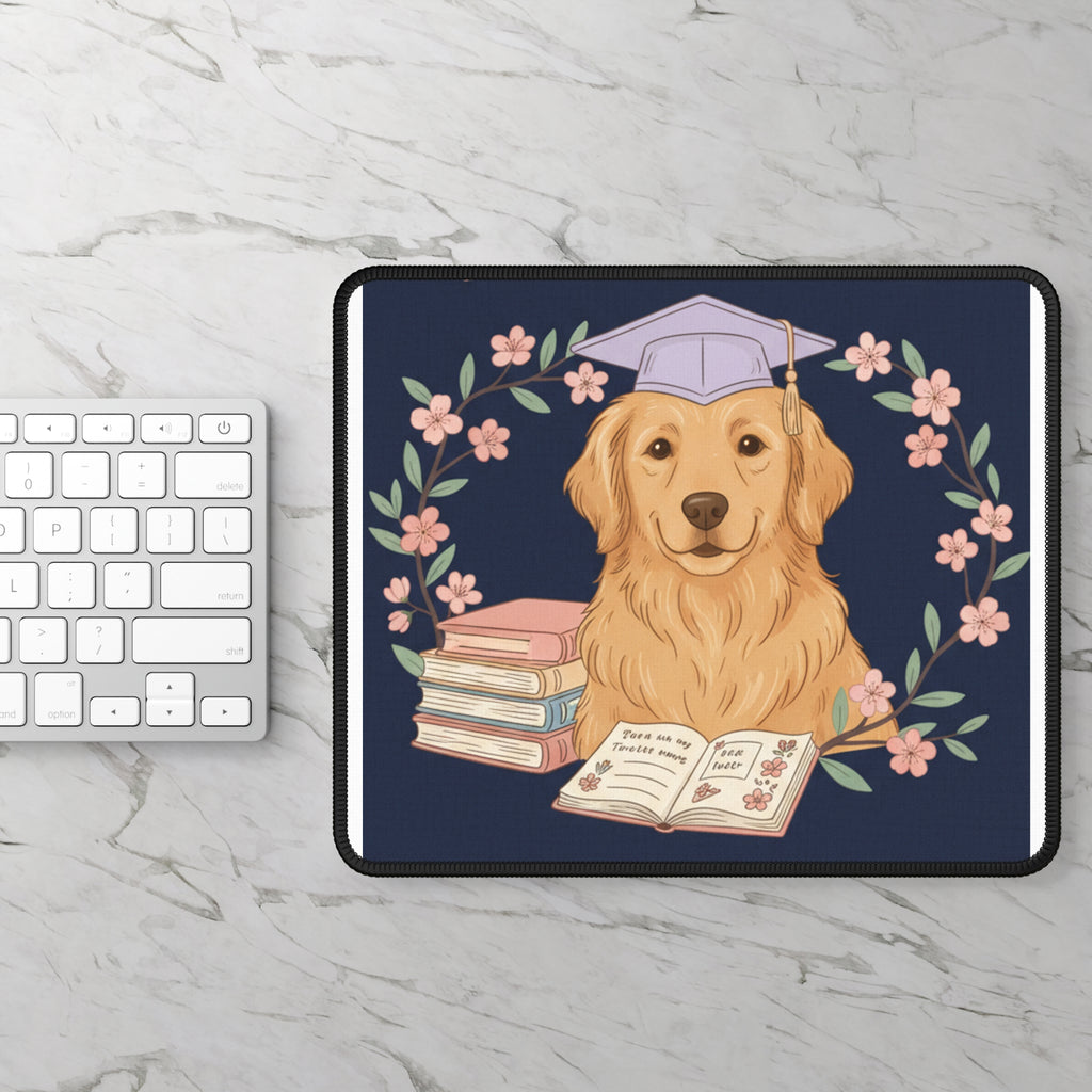 Golden Retriever Mouse Pad – Bloom With Grace