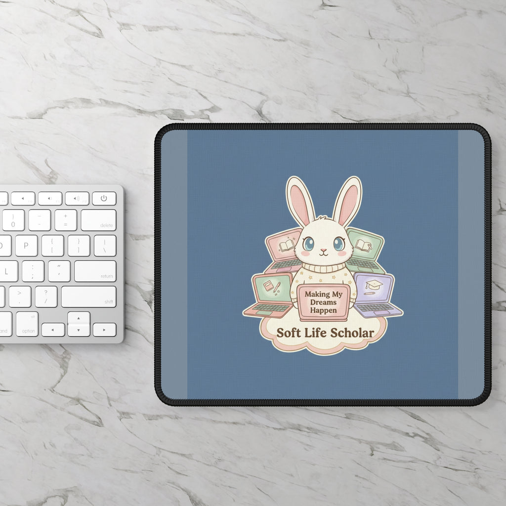 Bunny Mouse Pad – Making My Dreams Happen Soft Life Schola