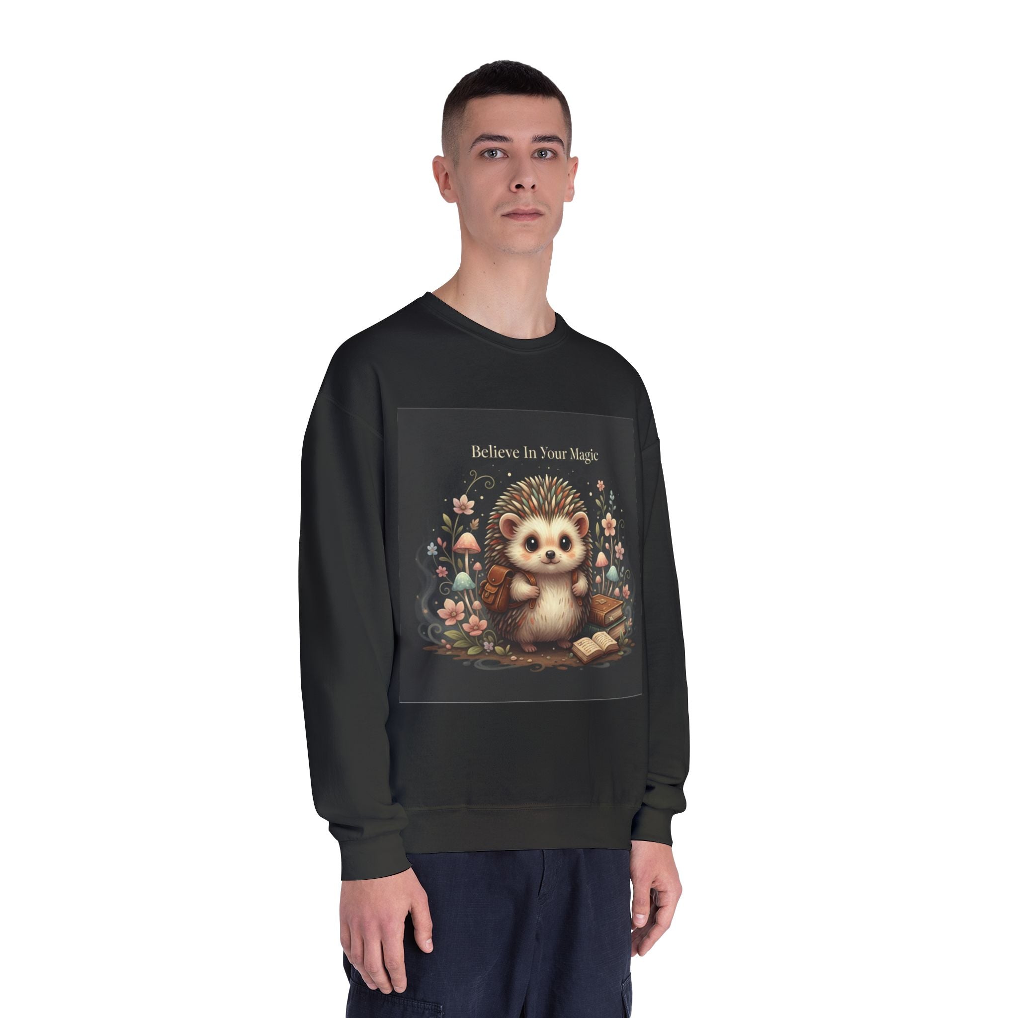 Hedgehog Crewneck Sweatshirt – Believe in Your Magic