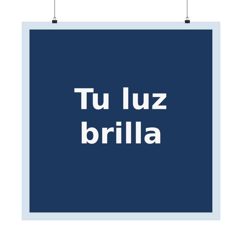 "Tu luz brilla" Black Cat Poster | Trendy Gift for Her | Lifestyle | KayKay Classics