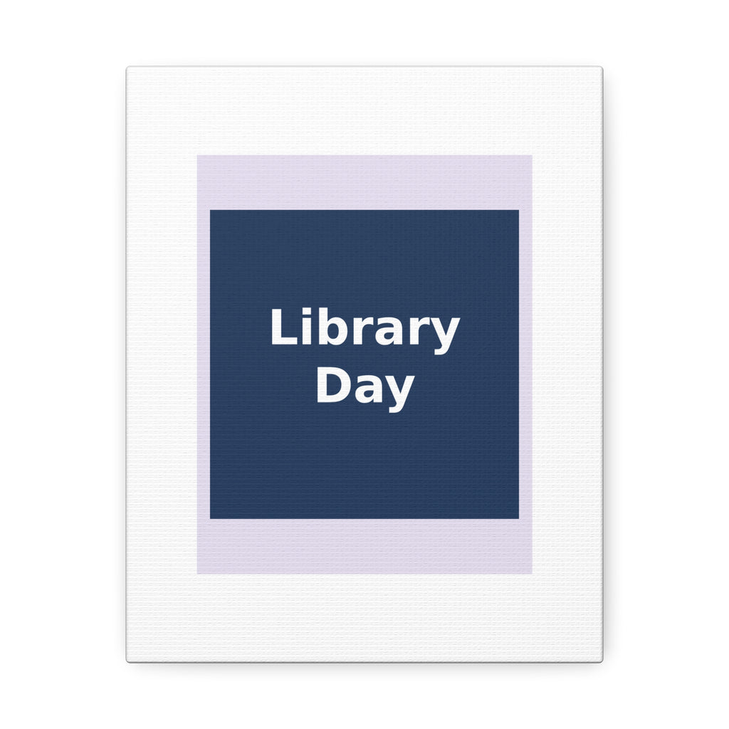 "Library Day" Black Cat Canvas | College Girl Gift | Fashion | KayKay Classics