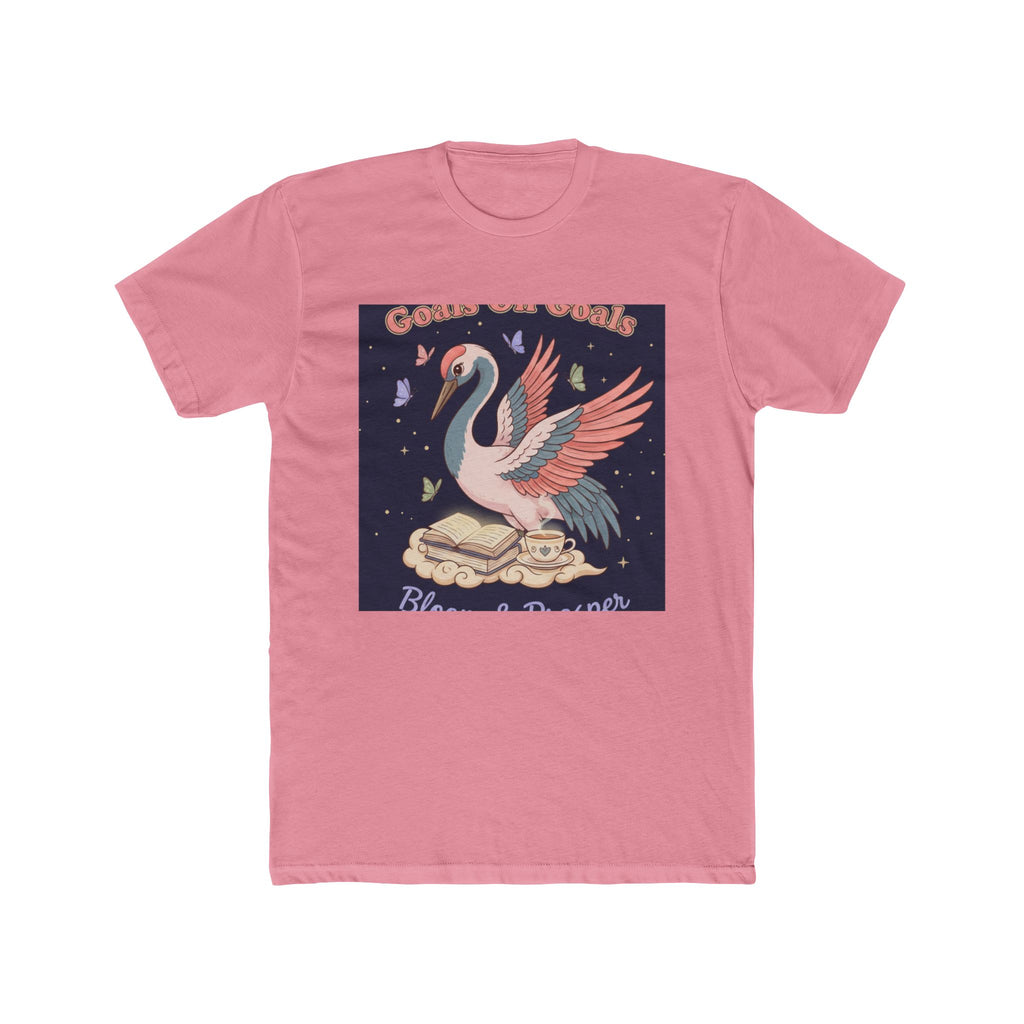Crane Unisex Tee – Goals on Goals Bloom Prosper