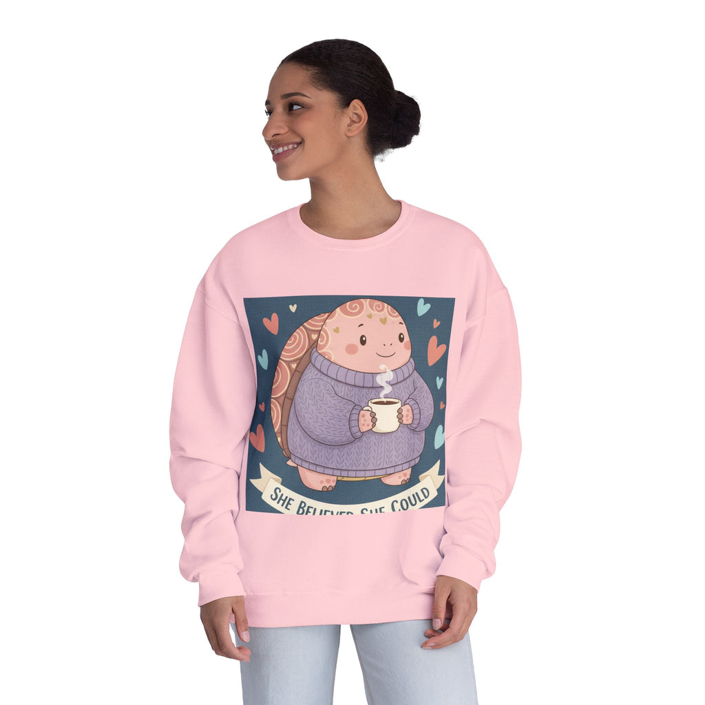 Turtle Crewneck Sweatshirt – She Believed She Could