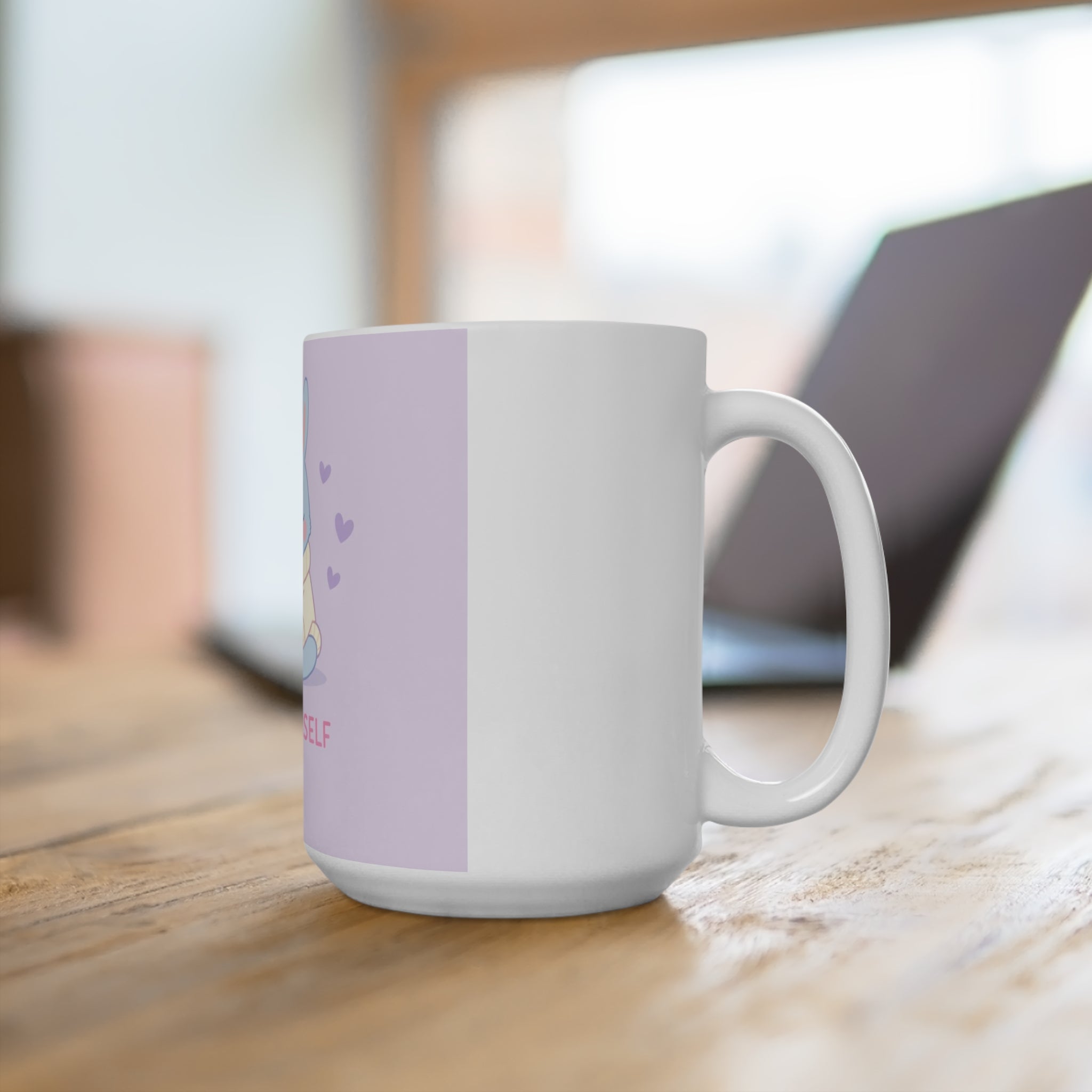 LOVE YOURSELF FIRST Bunny Mug 15oz