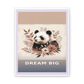 "Dream Big" Black Cat Canvas | College Girl Gift | Fashion | KayKay Classics