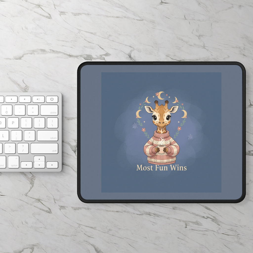 Giraffe Mouse Pad – Most Fun Wins