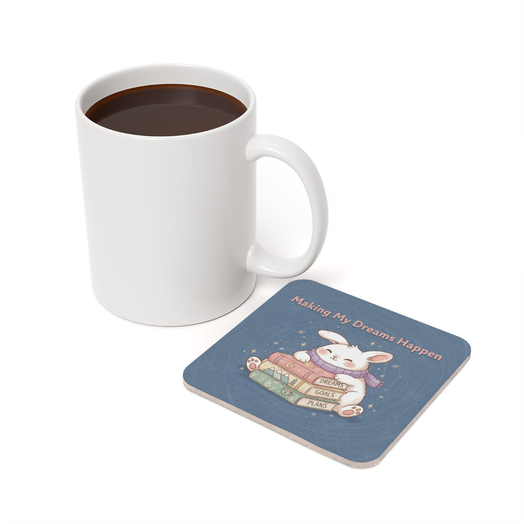 Rabbit Cork Coaster – Making My Dreams Happen