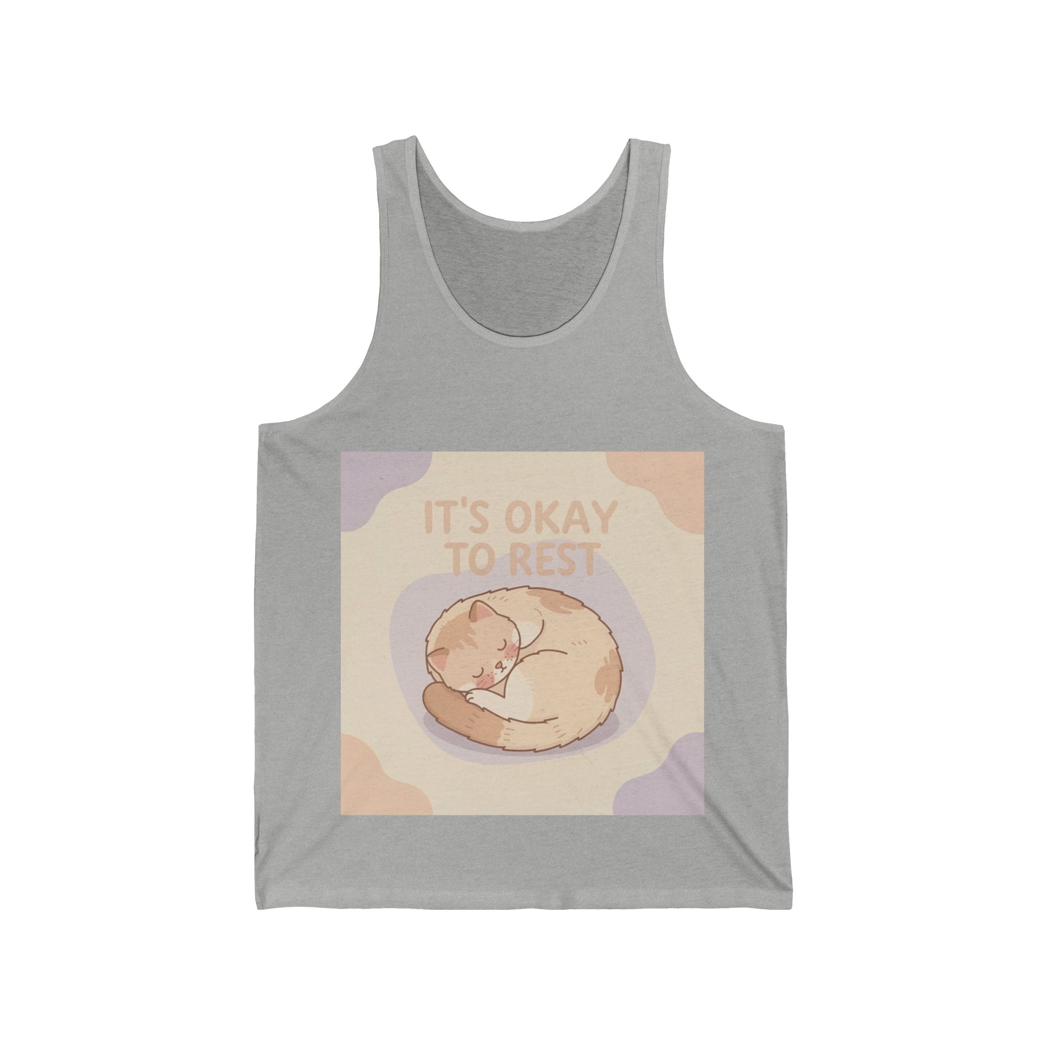 ITS OKAY TO REST Cat Tank Top