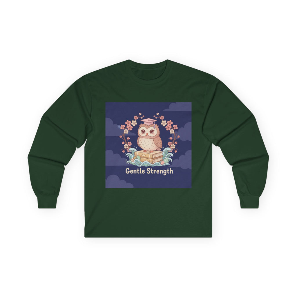 Owl Long Sleeve Tee – Gentle Strength