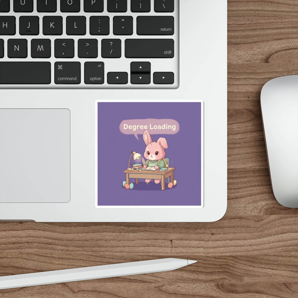 Bunny Die-Cut Sticker – Degree Loading