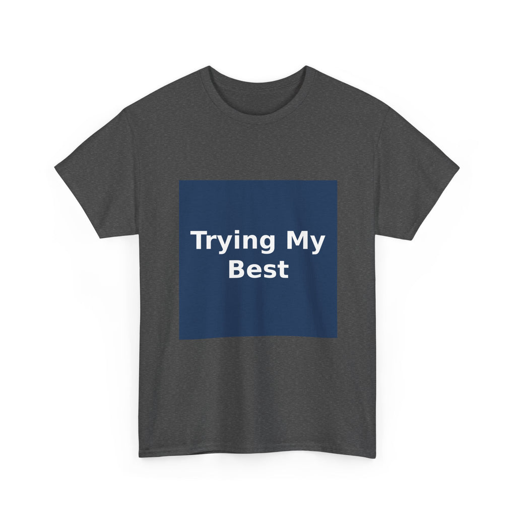 "Trying My Best" Black Cat Kids Tee | College Girl Gift | Fashion | KayKay Classics