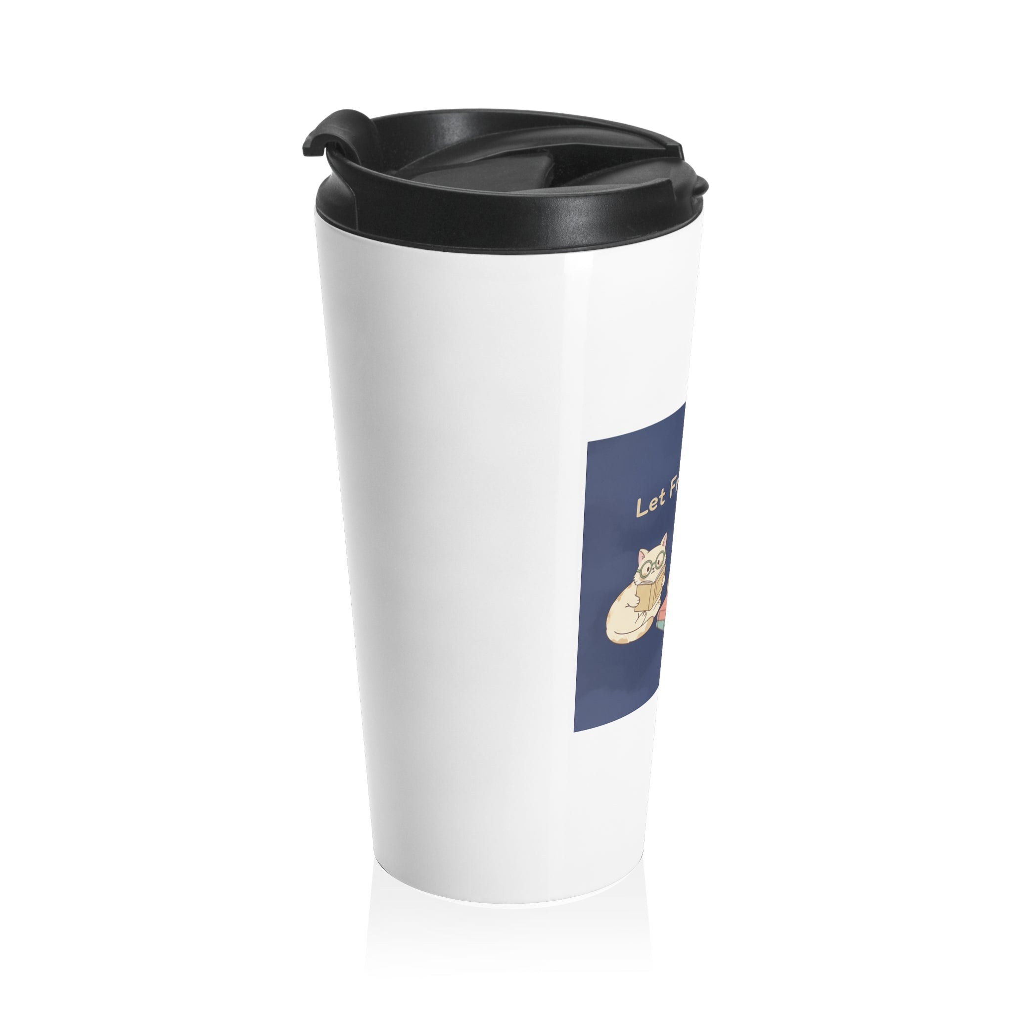 Cats With Glasses Travel Mug – Let Freedom Ring