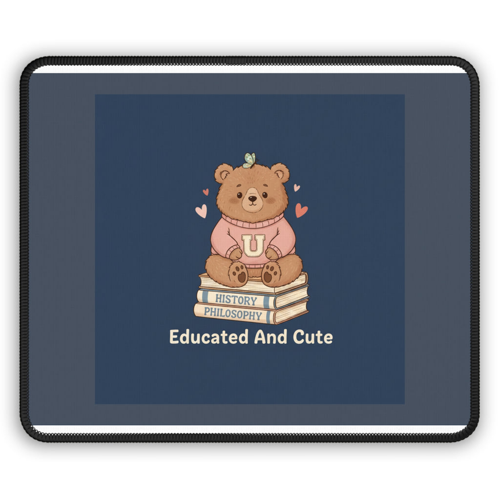 Bear Mouse Pad – Educated and Cute