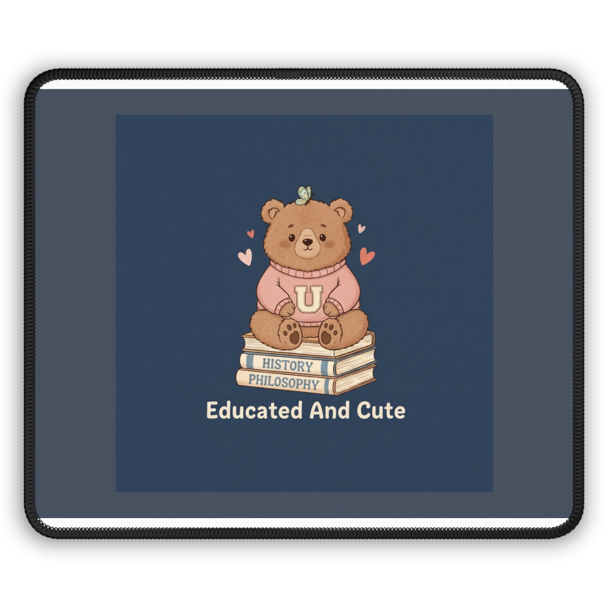 Bear Mouse Pad – Educated and Cute