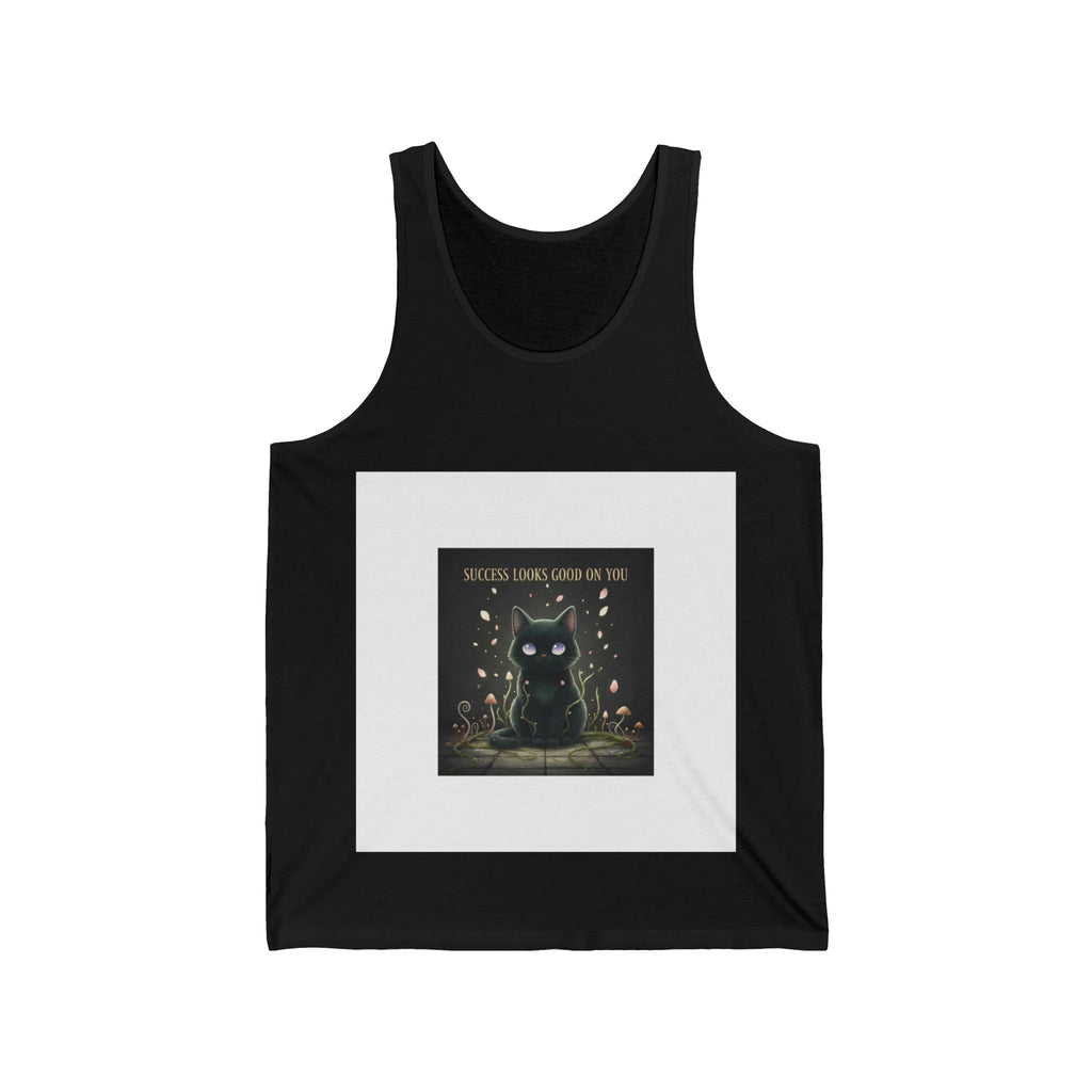 Black Cat Tank Top – Success Looks Good on You