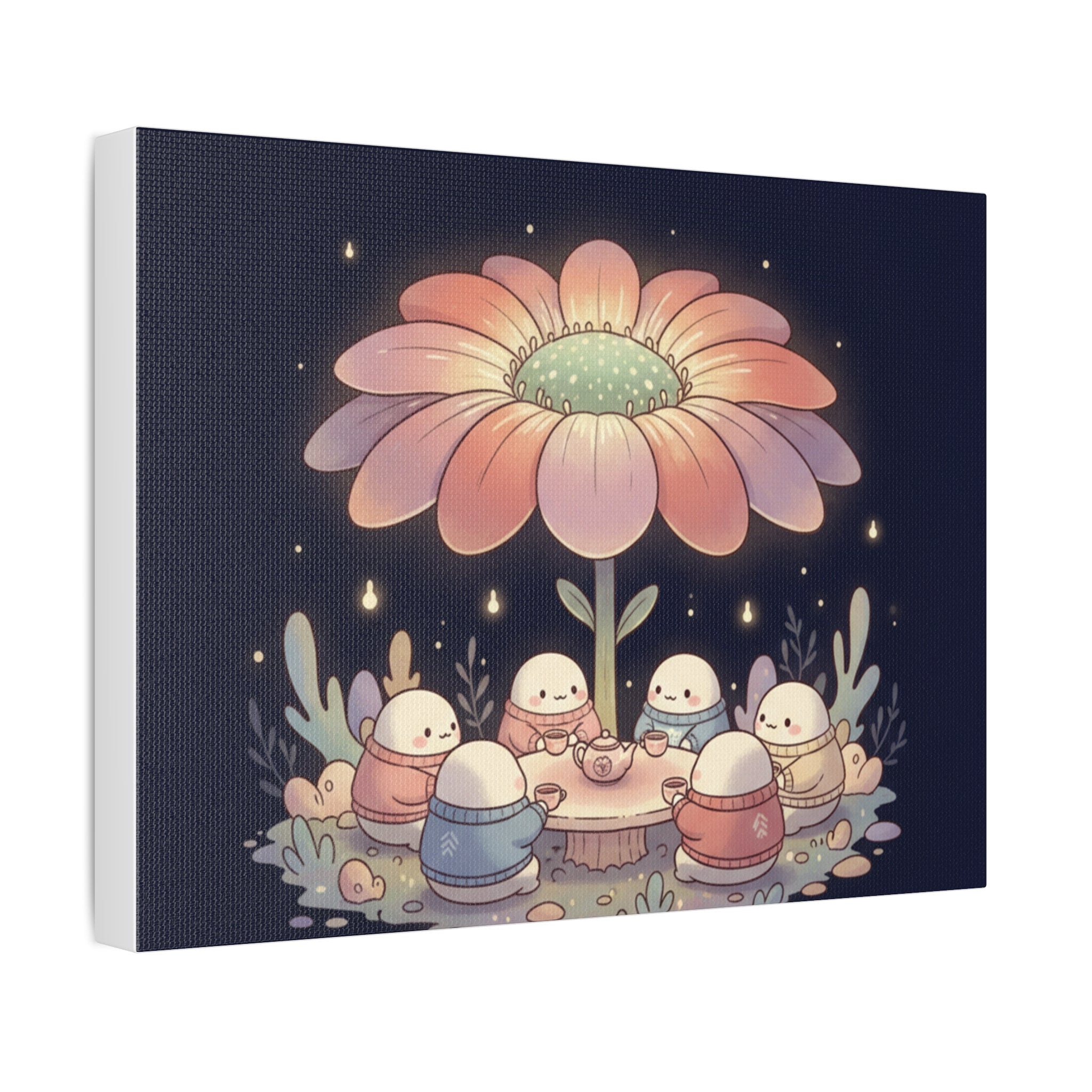 Tiny Chibi Creatures Canvas Print – Do Good Be Good