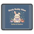 Bunny Mouse Pad – Study Buddy Vibes Coffee Comfort