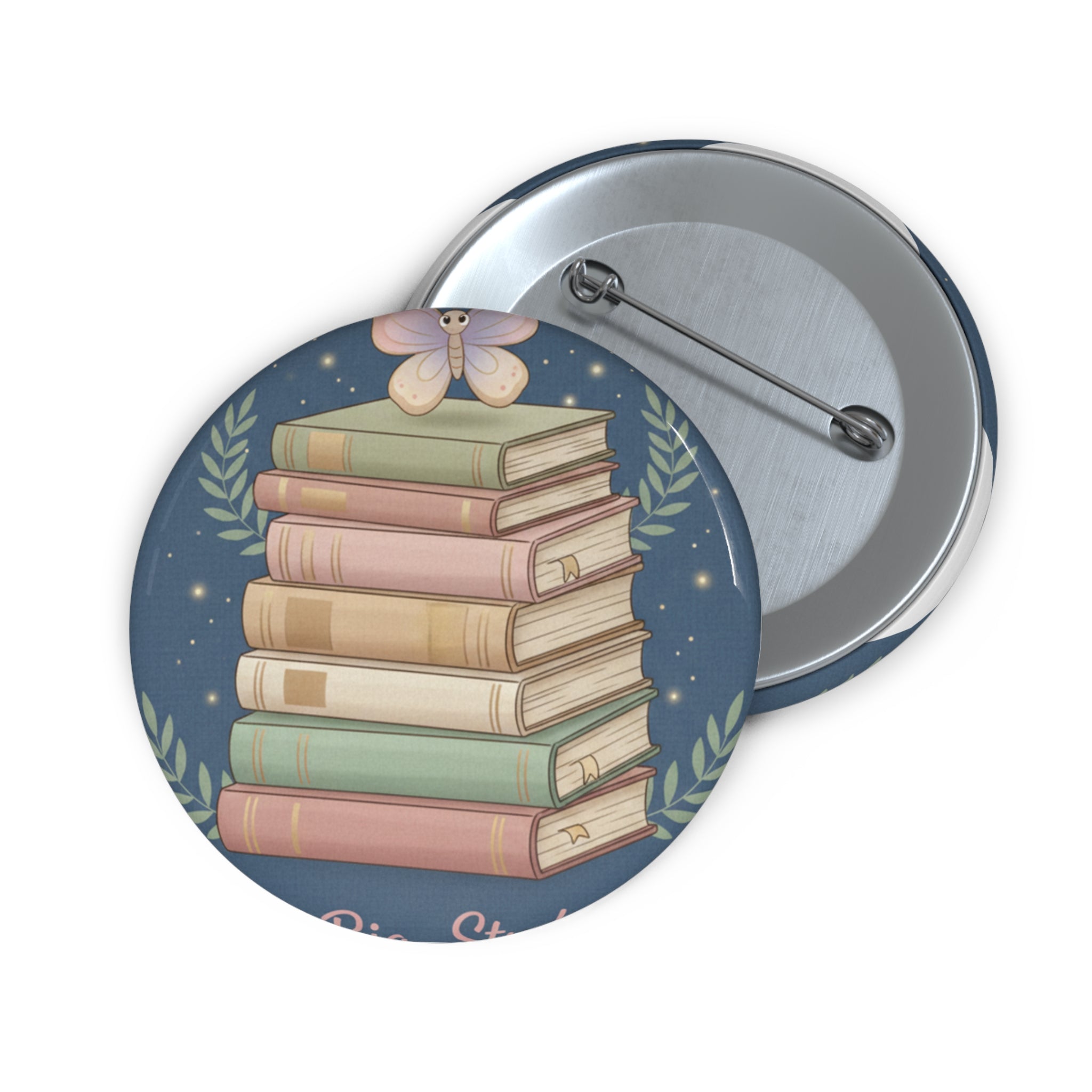 Butterfly Pin Button – Dream Big Study Hard