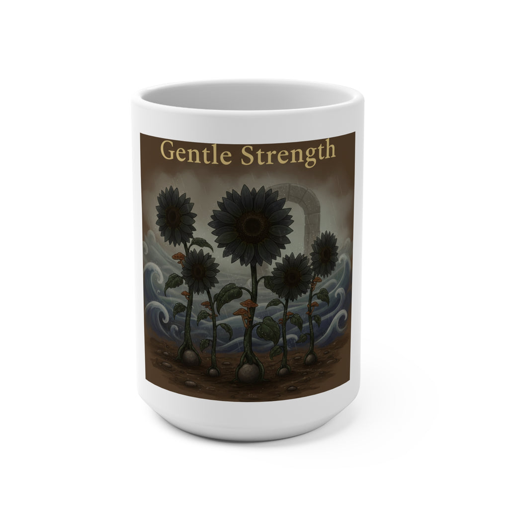 Sunflowers Mug 15oz – Gentle Strength