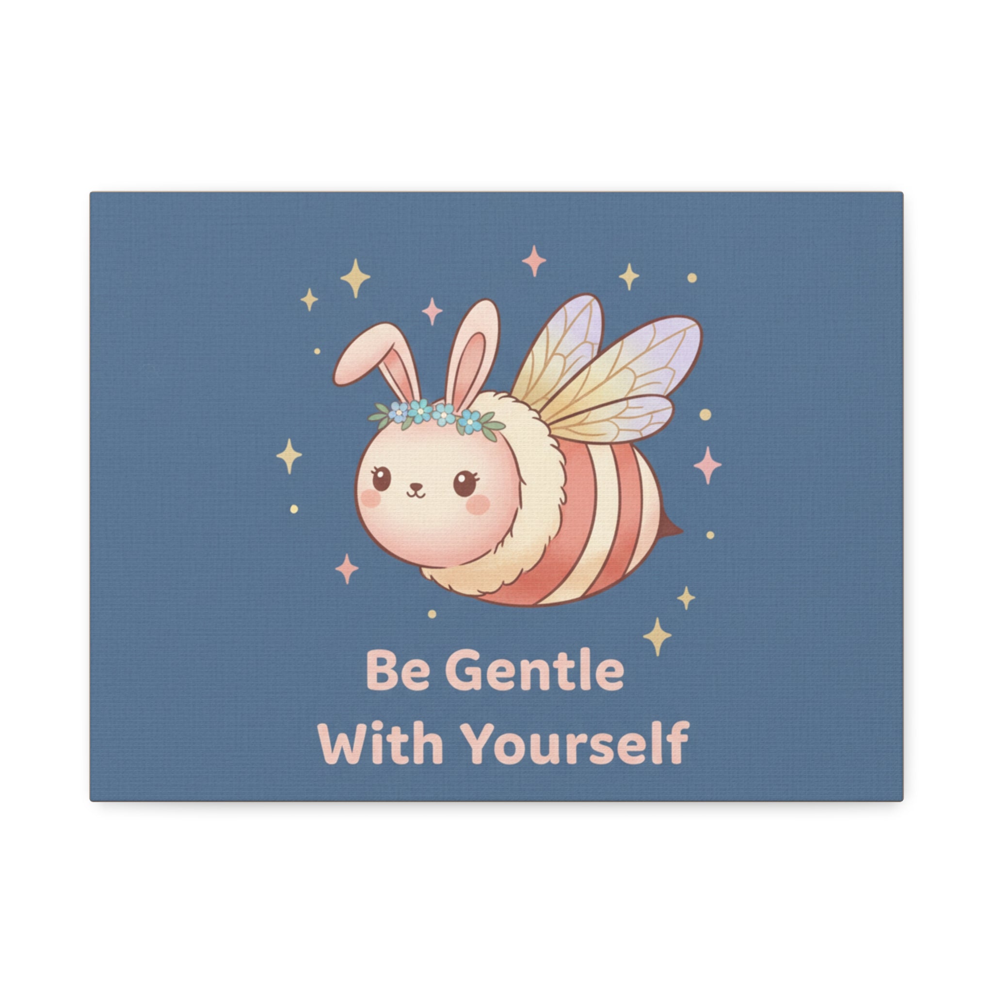 Honeybee Canvas Print – Be Gentle With Yourself